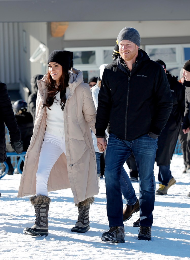 Meghan, Duchess of Sussex and Prince Harry, Duke of Sussex attend Invictus Games Vancouver Whistlers 2025's One Year To Go Winter Training Camp.