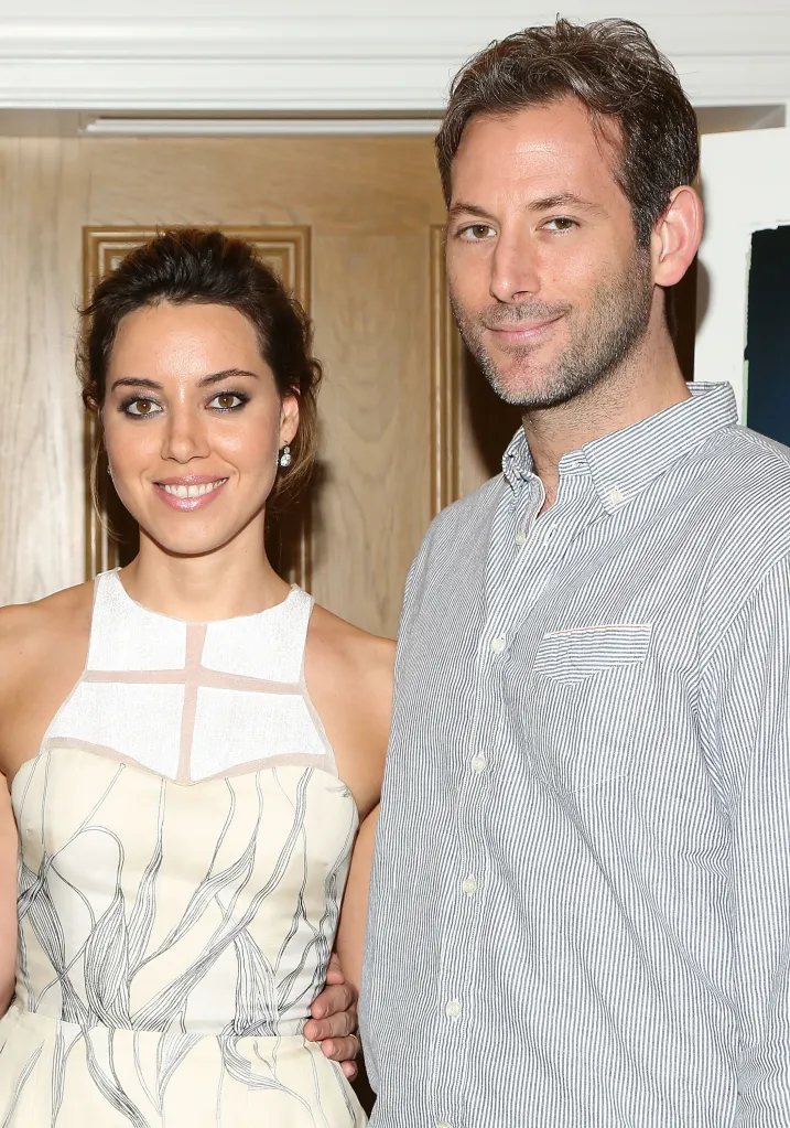Actress Aubrey Plaza and writer/director Jeff Baena at the 