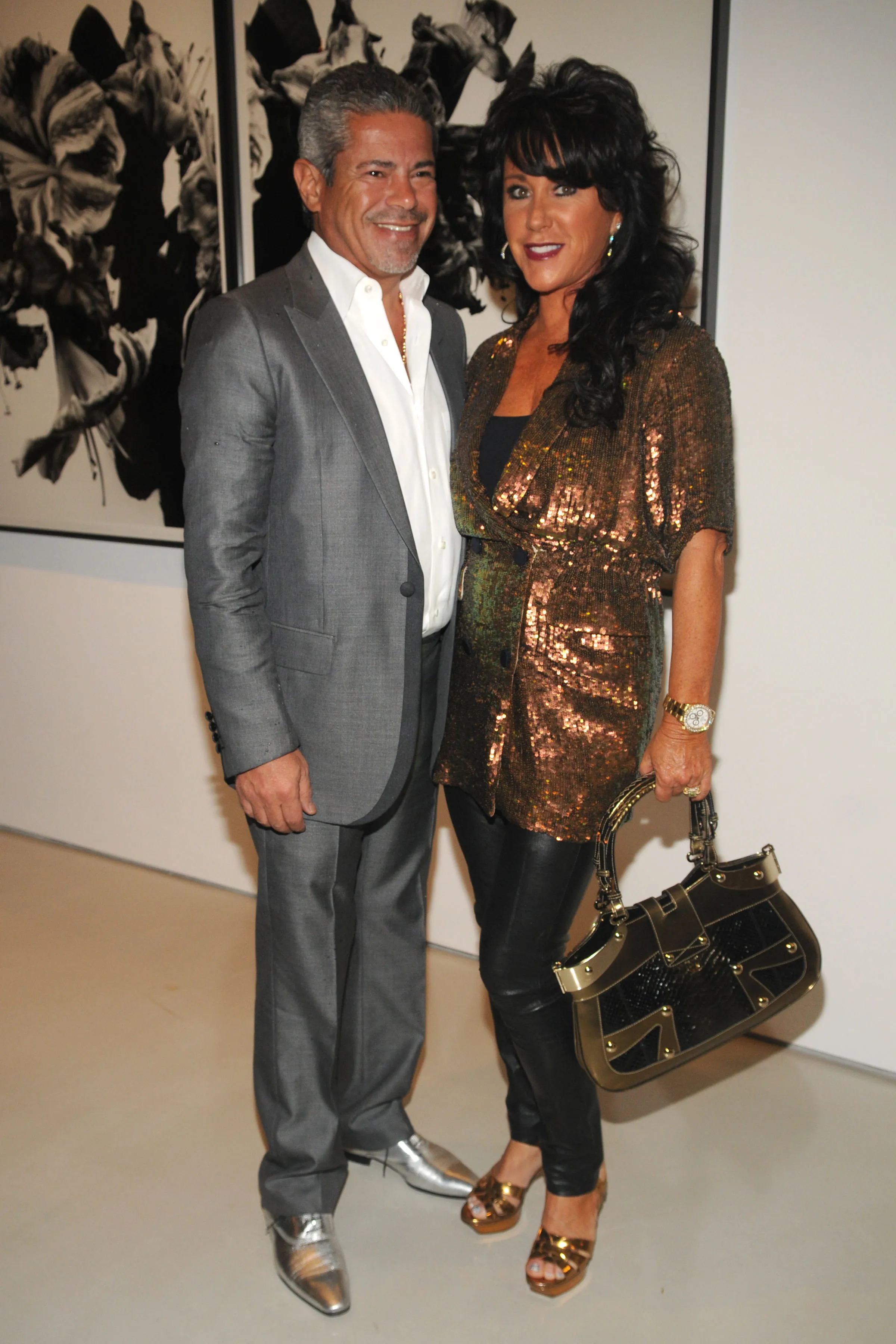 Lee Najjar and Kimberly Najjar attend PRISM Presents âARAKI: A PERSPECTIVE,â Works by NOBUYOSHI ARAKI at Prism Gallery on March 6, 2010 in West Hollywood, California.