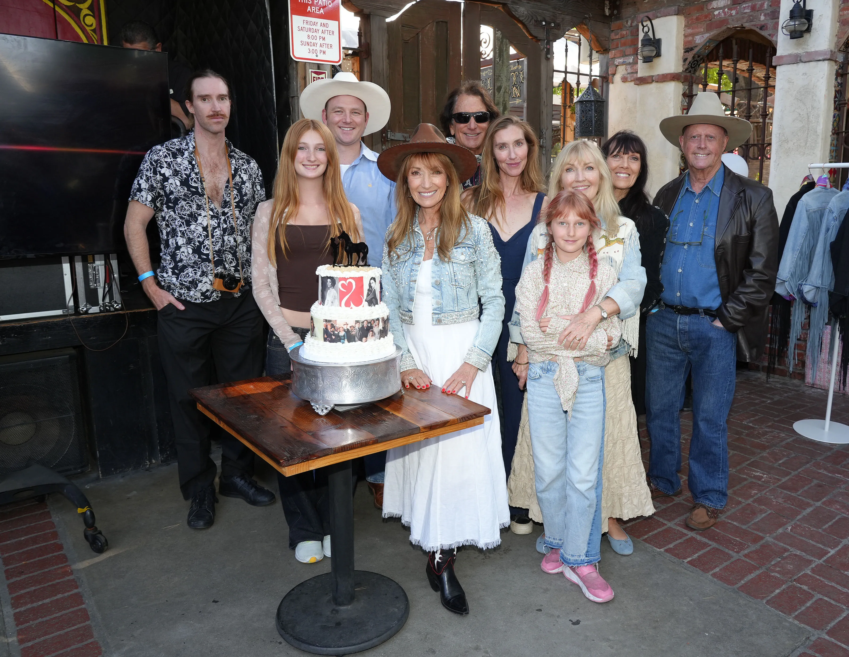 Jane Seymour celebrated her 75th birthday with her former 