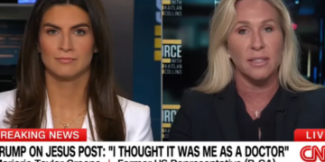 MTG squirms as CNN throws her previous claims about ‘Jesus’ Trump back in her face