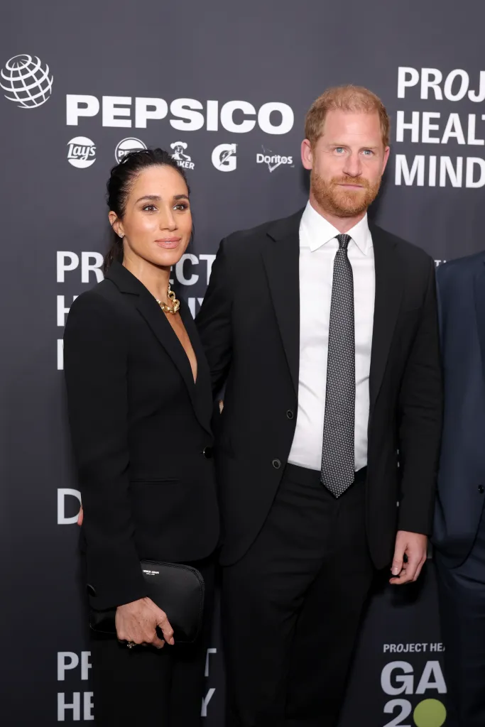 Meghan Markle and Prince Harry at the Project Healthy Minds 3rd Annual Gala.