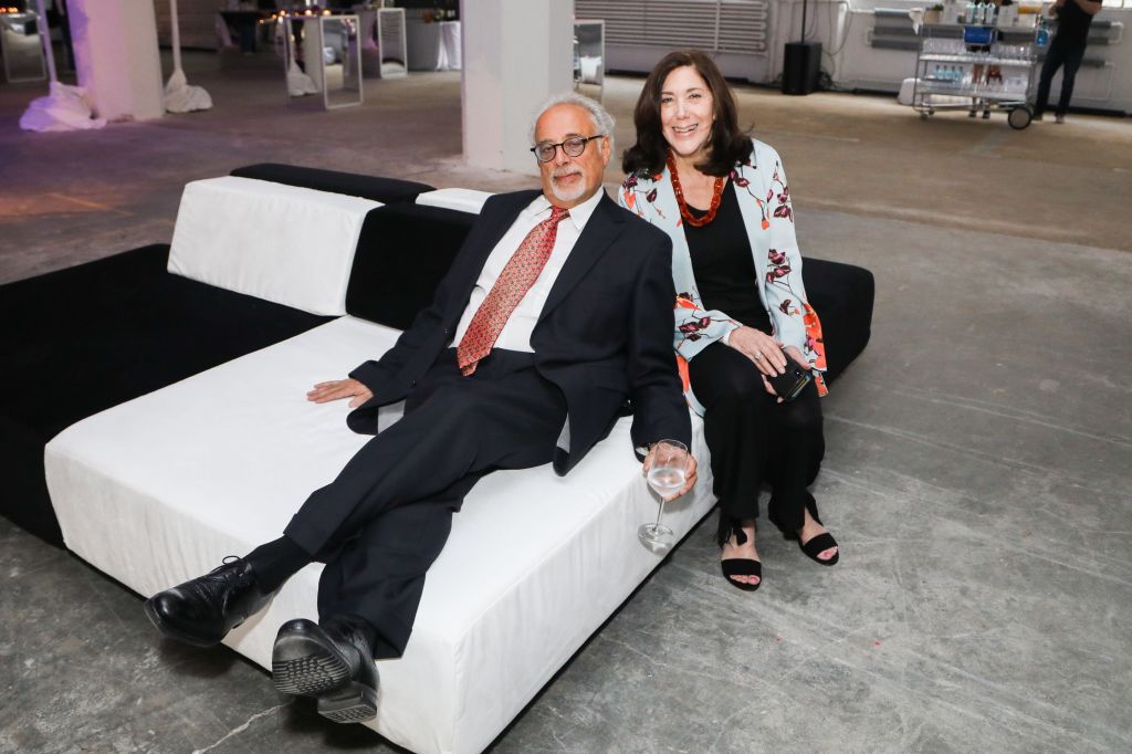 Michael Brown and Gail Rogal posing at an event.