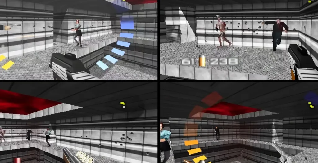 N64 GoldenEye Multiplayer Screenshot