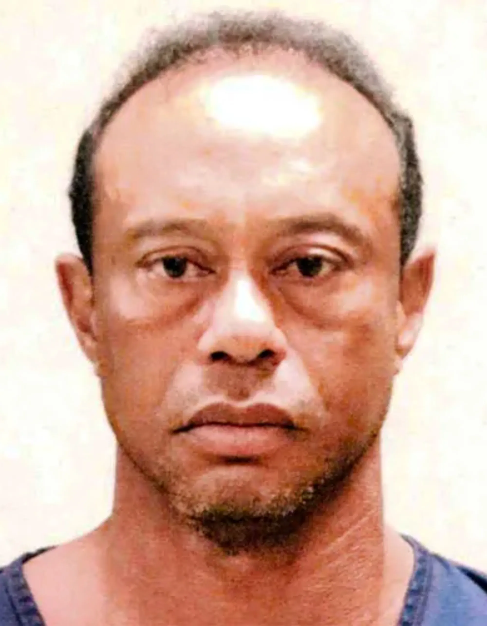 Tiger Woods' mugshot.