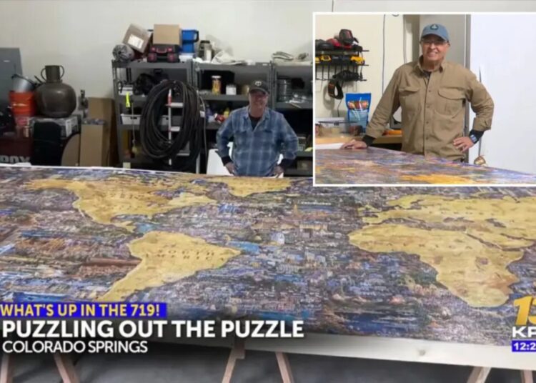 Colorado grandpa finishes world’s largest jigsaw puzzle with 60K pieces 4 years after starting it