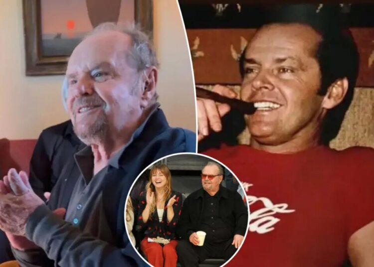 Jack Nicholson seen in rare photo as daughter Lorraine shares glimpse of reclusive actor on his 89th birthday