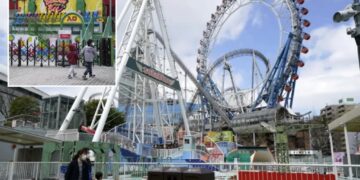 Tokyo theme park worker dies after being trapped inside ride mechanism during routine maintenance