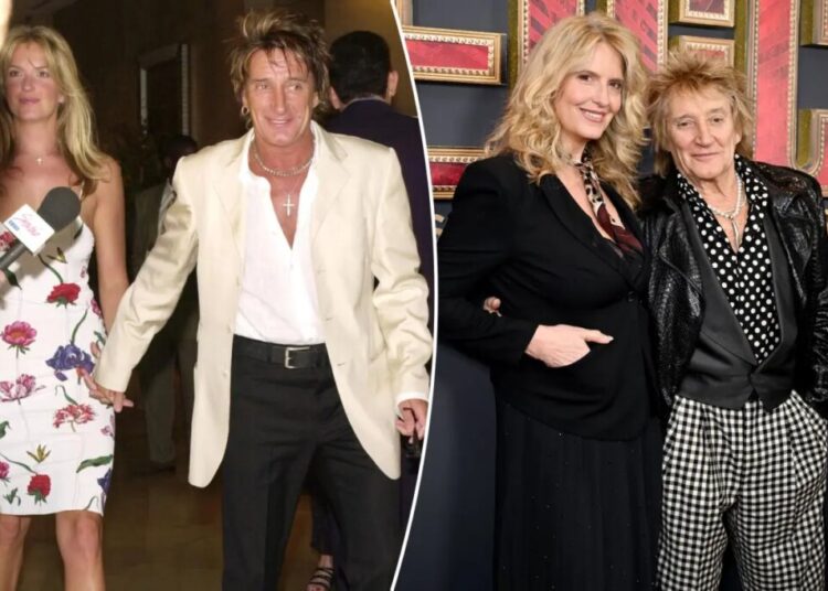 Rod Stewart’s wife Penny Lancaster says she ‘deserves a medal’ for 26-year relationship