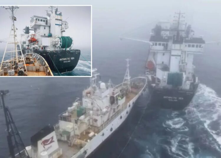 Activist’s group accused of ‘terrorist attack’ in collision with Antarctic krill trawler