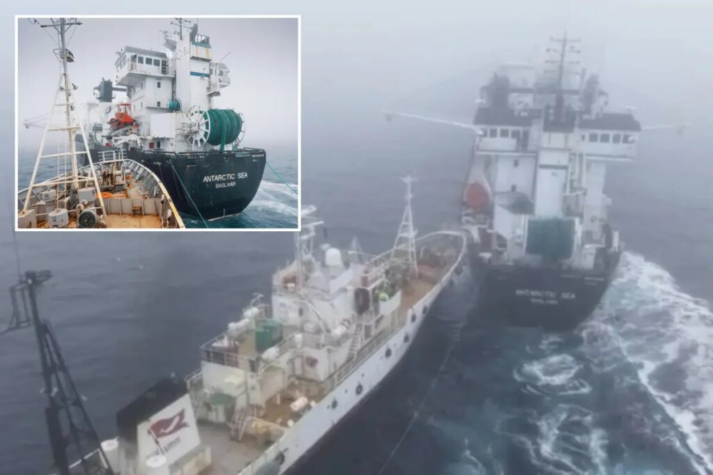 Activist’s group accused of ‘terrorist attack’ in collision with Antarctic krill trawler