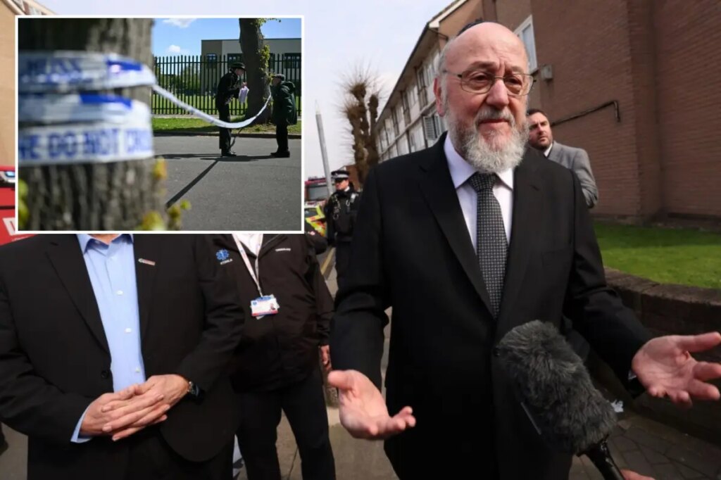 UK’s chief rabbi says Jews are facing ‘sustained campaign of violence’ after rise in arson attacks