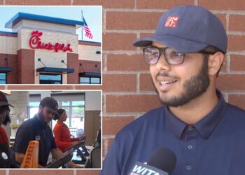 Chick-fil-A worker, 18, finds $10K in restaurant bathroom and returns it to its owner