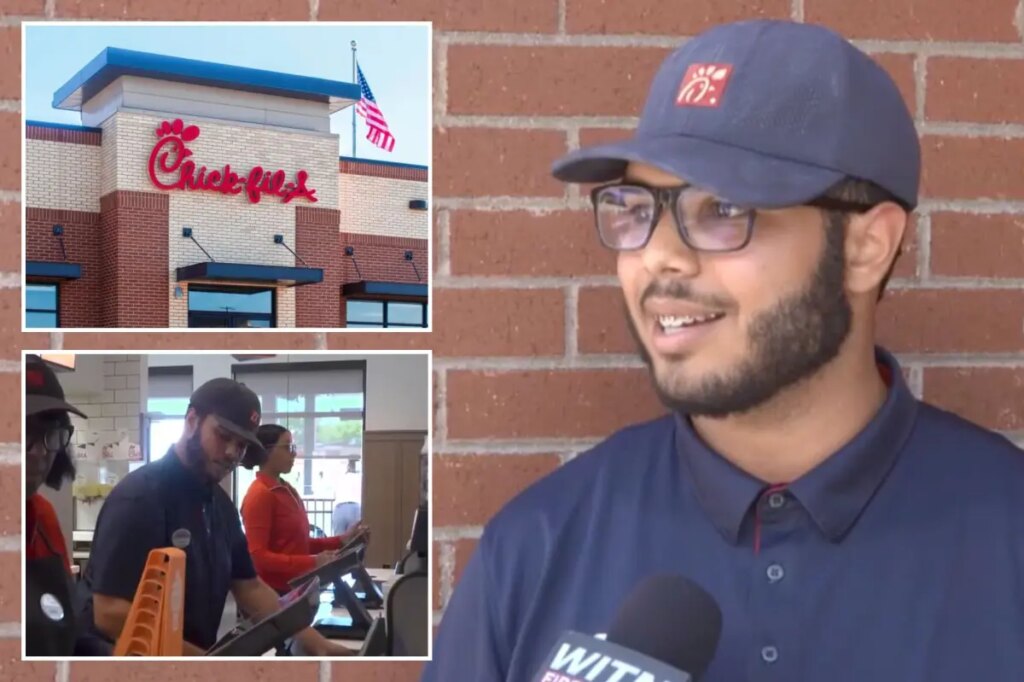 Chick-fil-A worker, 18, finds $10K in restaurant bathroom and returns it to its owner