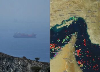 Iran opens fire on container ship in Strait of Hormuz