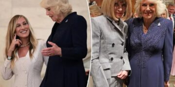Queen Camilla has ‘Sex and the City’ moment hanging out with Sarah Jessica Parker, Anna Wintour at NYC’s iconic library