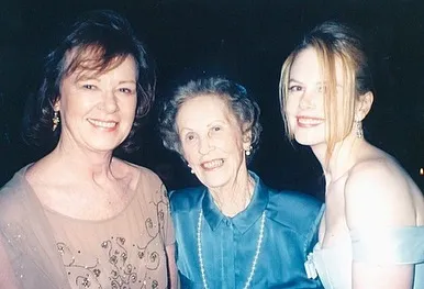 Nicole Kidman with her mother and grandmother.