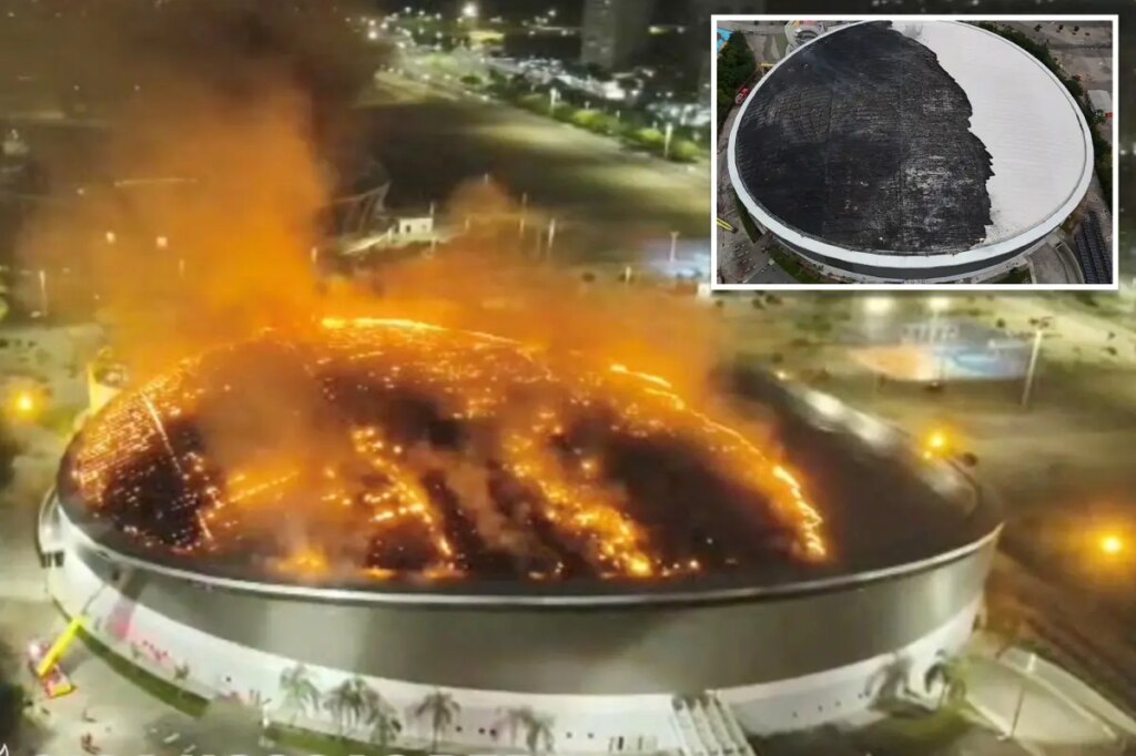 Massive fire breaks out at Rio de Janeiro’s Olympic Park
