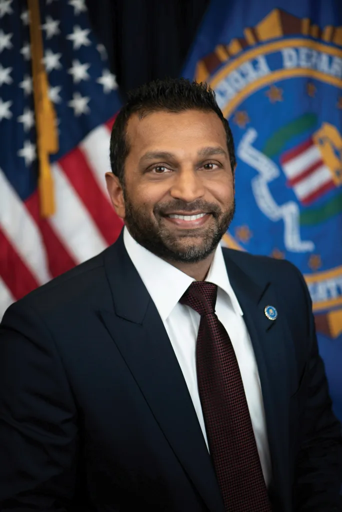 Official portrait of FBI Director Kash Patel.