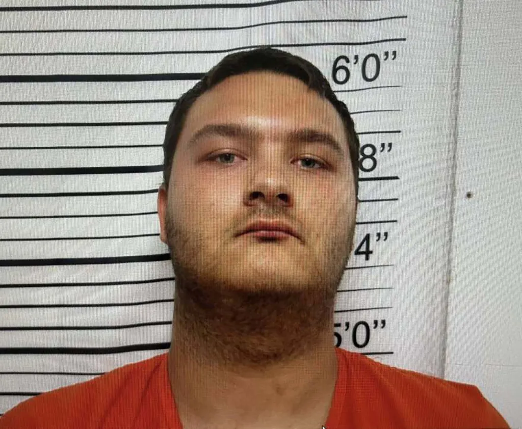 Mugshot of Victor Hawkins, the man accused of shooting Principal Kirk Moore.