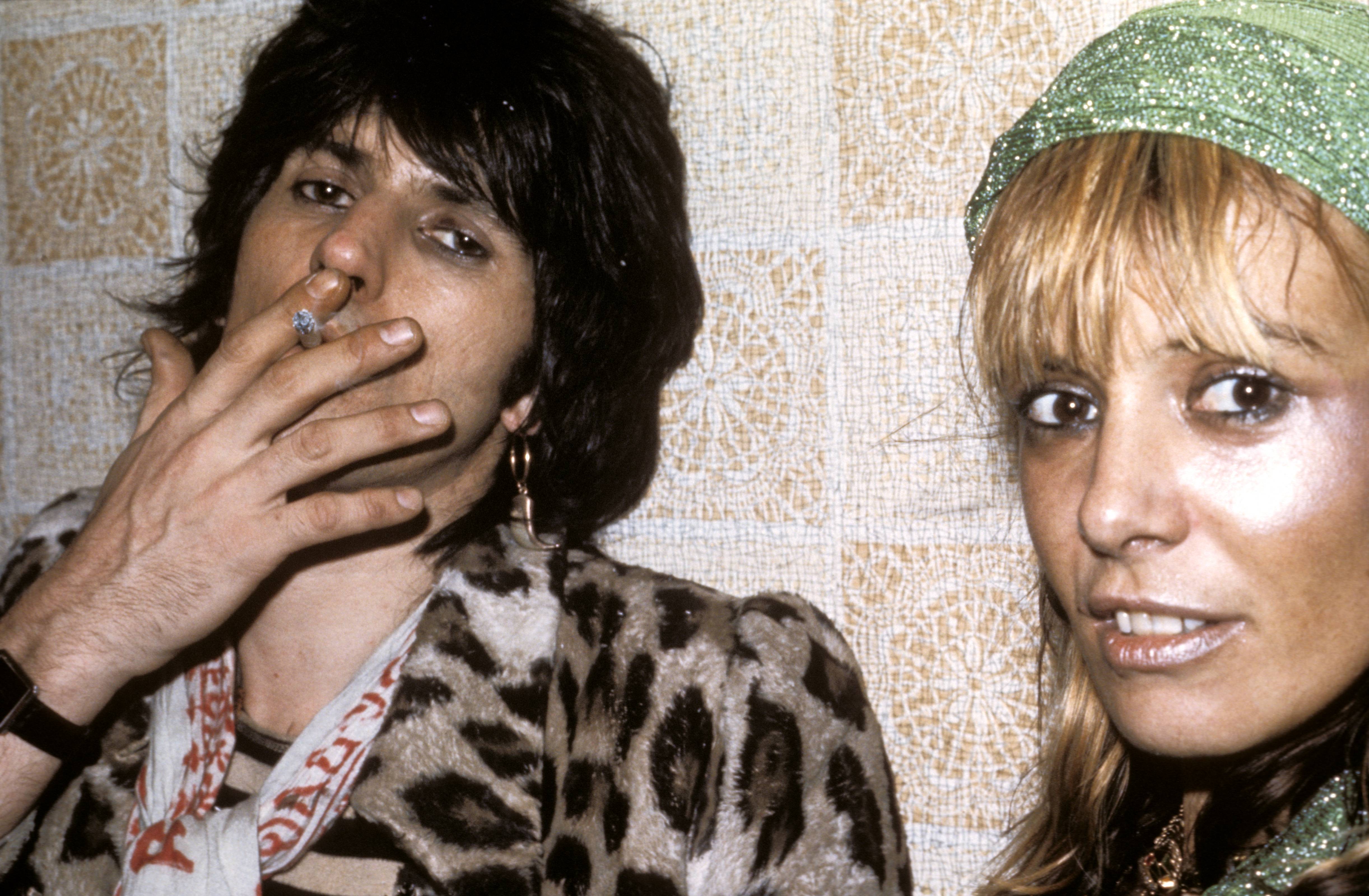 Keith Richards and Anita Pallenberg.