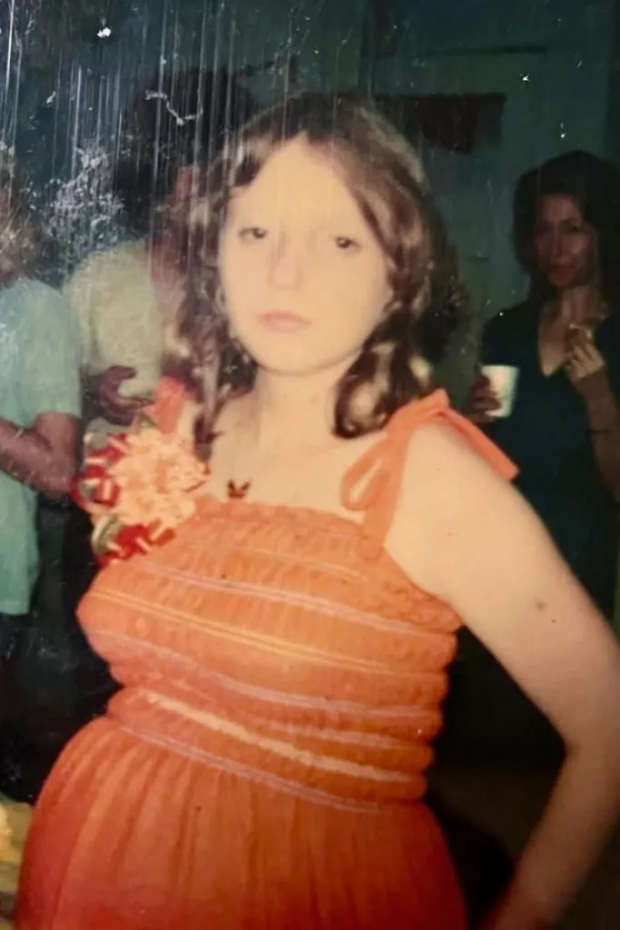 Roxanne Sharp in Covington, Louisiana, in 1980.