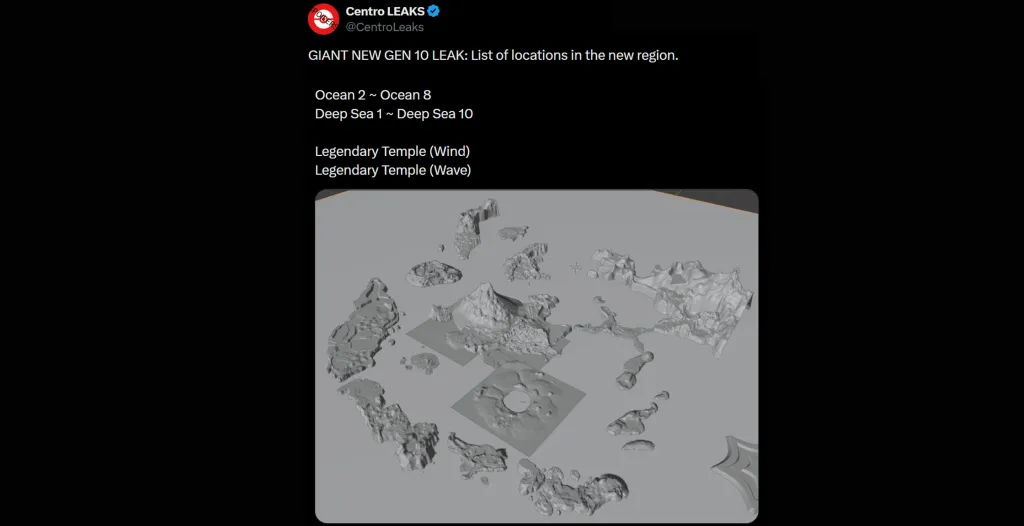 Pokémon Gen 10 Map Leaks