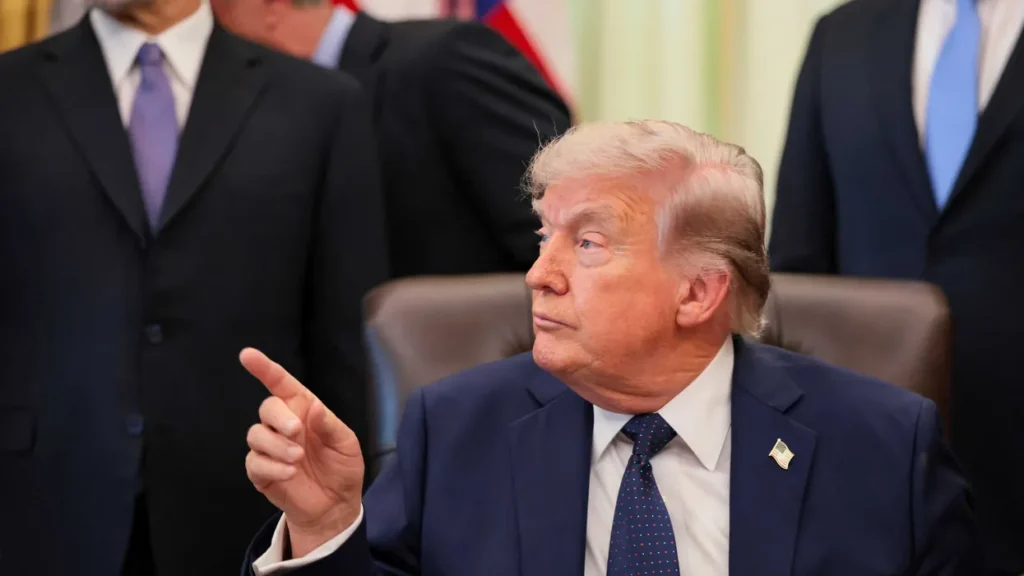 ‘You’re such a disgrace’: Furious Trump doesn’t take kindly to reporter’s question