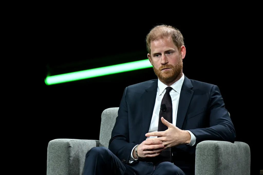 Prince Harry, Duke of Sussex, speaks at the International Association of Privacy Professionals Conference.