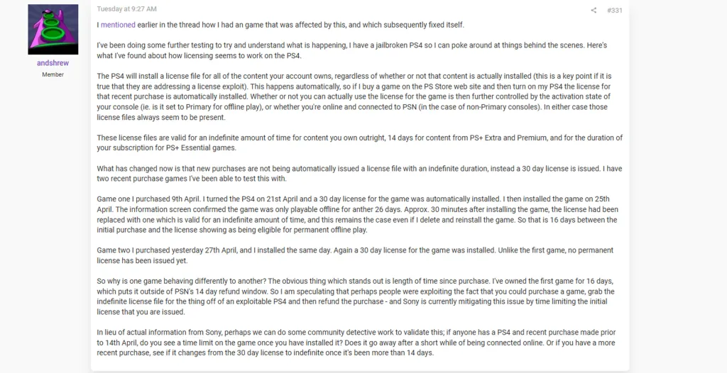 PS5 DRM Andshrew Post