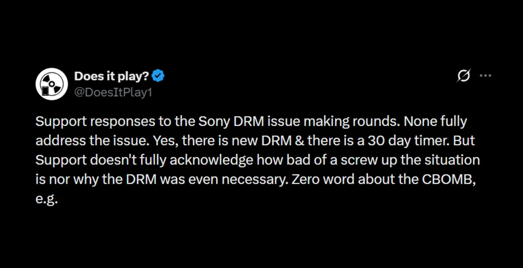 PS5 DRM Update
