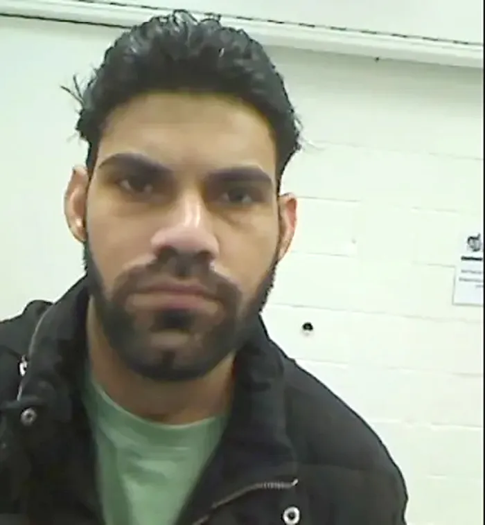 The suspect, Rajinder Kumar.