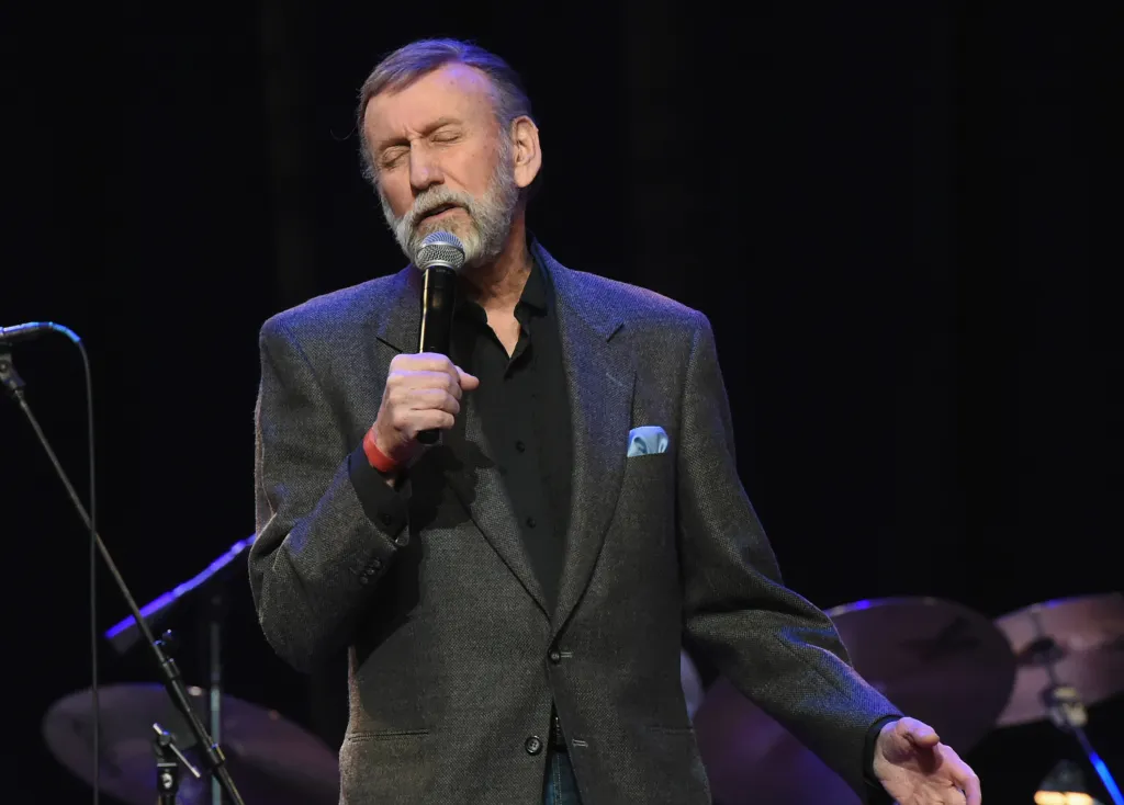 Ray Stevens performing at the Mel Tillis Memorial at Ryman Auditorium.