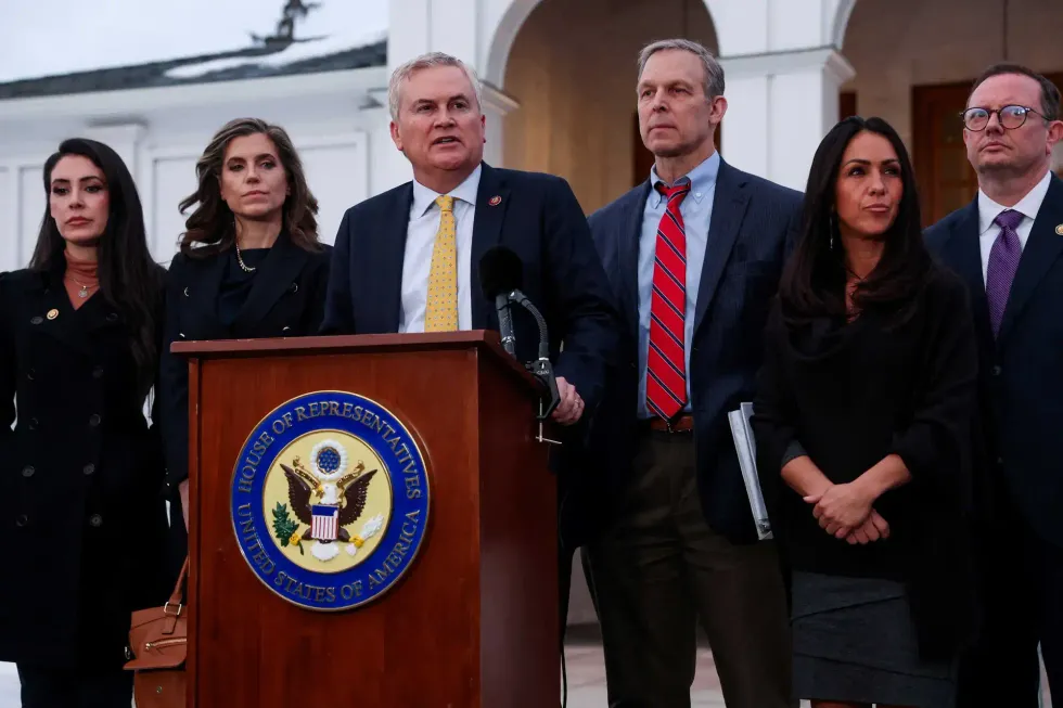 Comer lashes out at ‘clickbait’ over reporting on possible pardon for Epstein accomplice