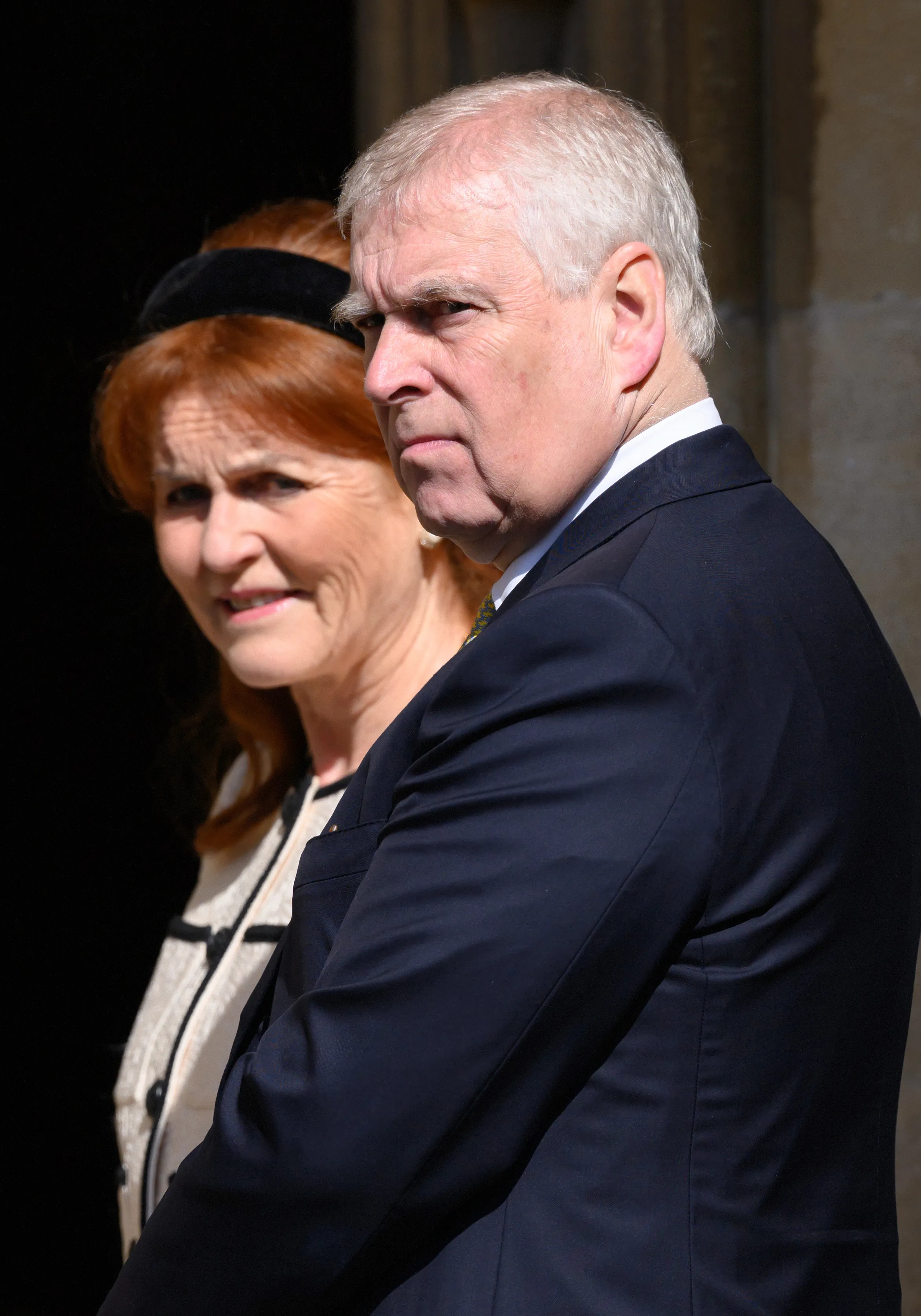 Sarah Ferguson, Duchess of York, and Prince Andrew, Duke of York, attend the Easter Sunday Mattins Service.