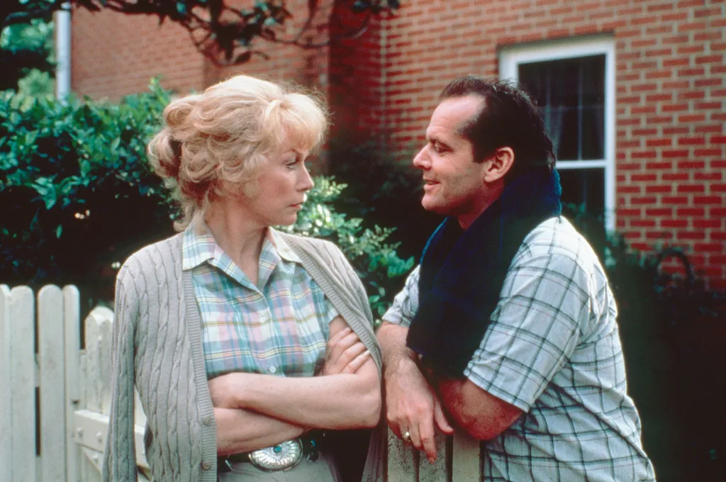 Shirley MacLaine and Jack Nicholson in the 1983 movie 
