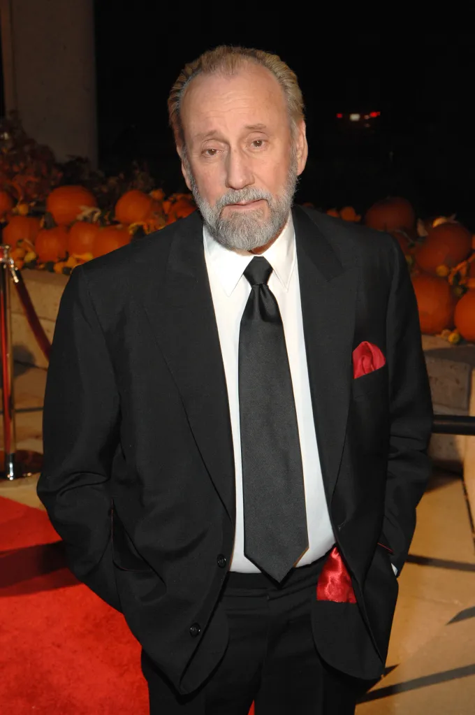 Singer-songwriter Ray Stevens in a black suit.