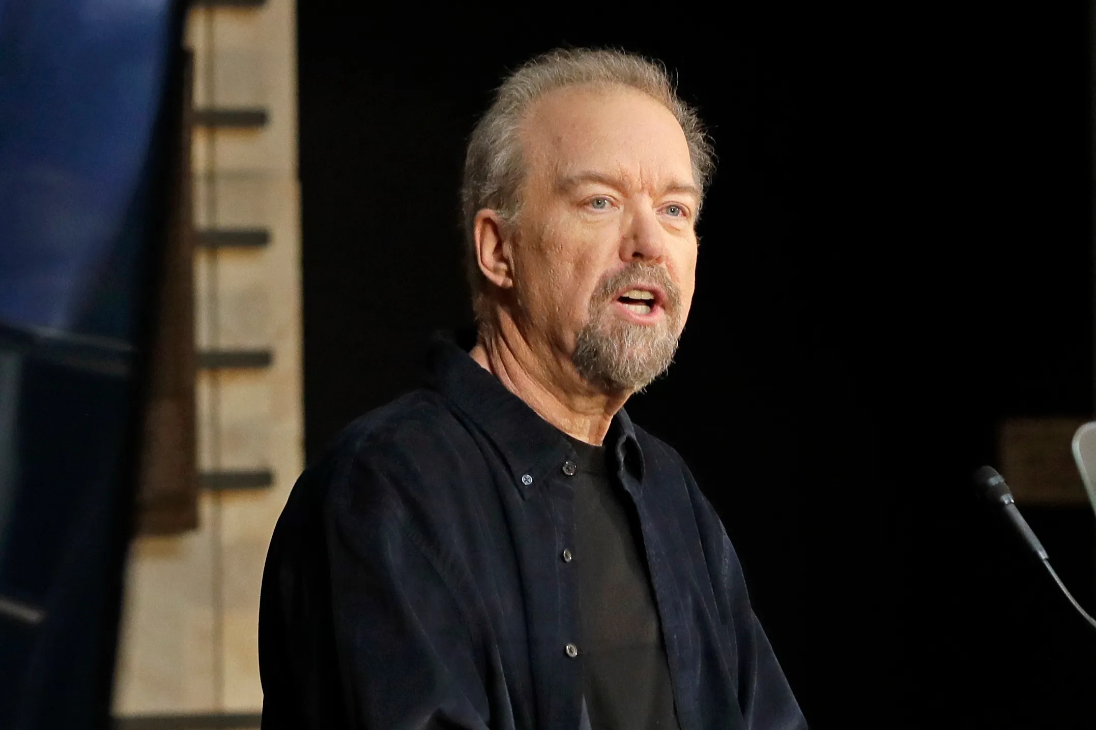 Don Schlitz speaks after he was announced as an inductee into the Country Music Hall of Fame on April 5, 2017.