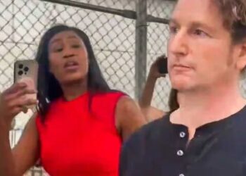 ‘You getting a lump of coal?’ SantaCon founder mocked to his face after fraud arrest