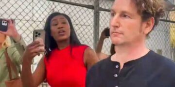 ‘You getting a lump of coal?’ SantaCon founder mocked to his face after fraud arrest