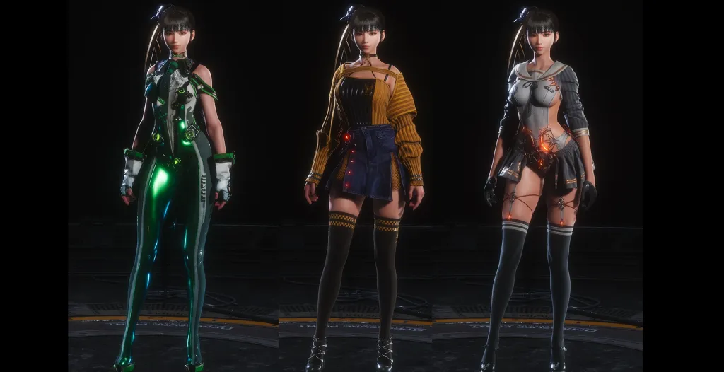 Stellar Blade Nano Suits in PUBG