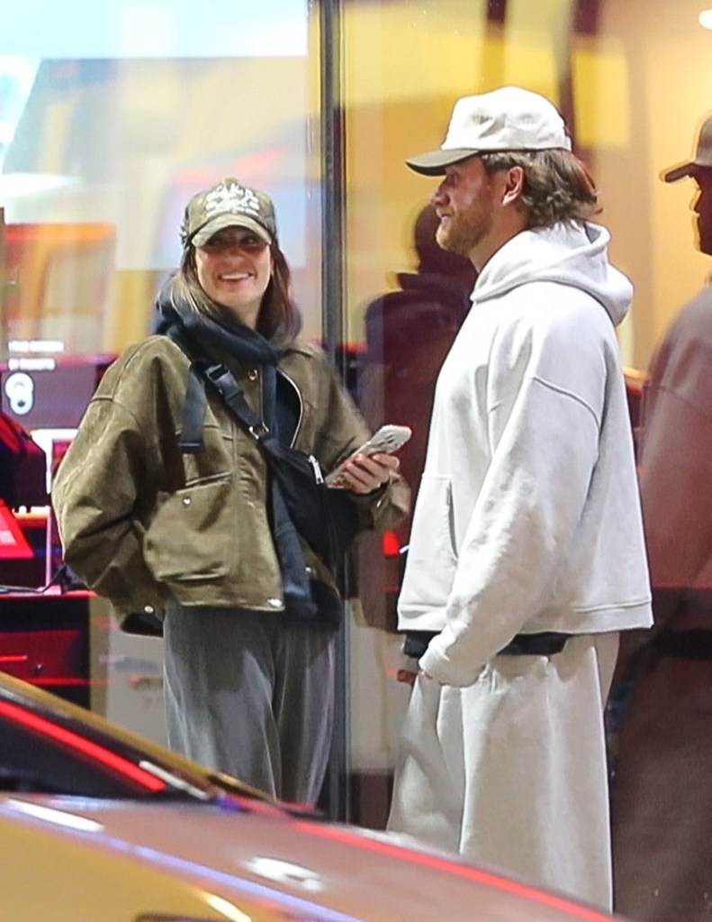 West Wilson and Amanda Batula enjoying a movie night in New York.