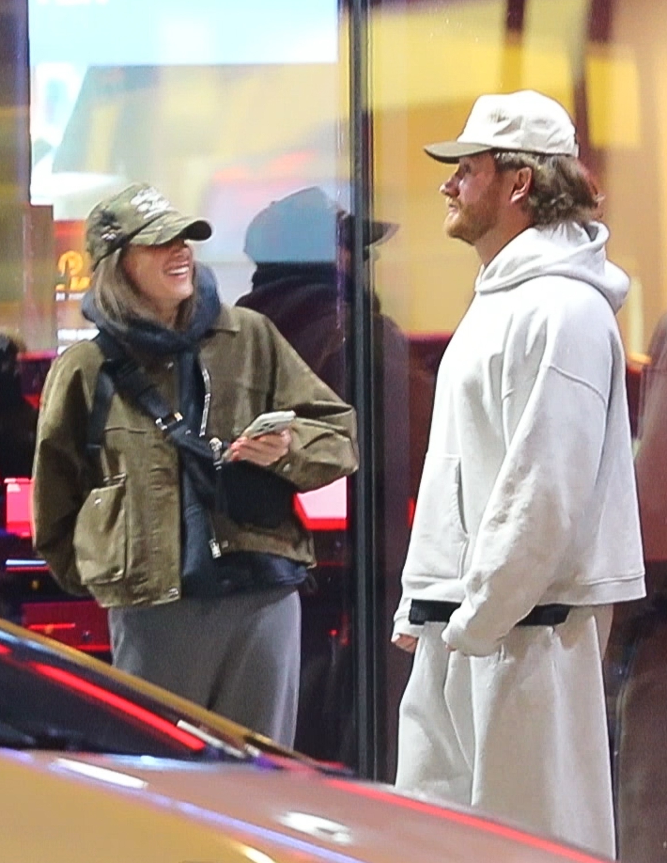 West Wilson and Amanda Batula enjoying a movie night in New York.