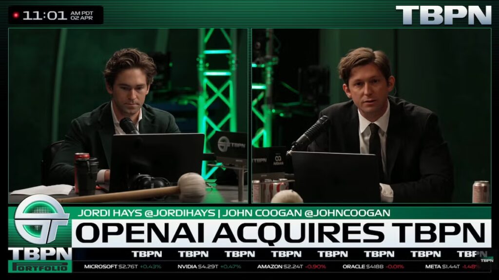The Media Front: Why OpenAI Bought Tech Talk Show TBPN
