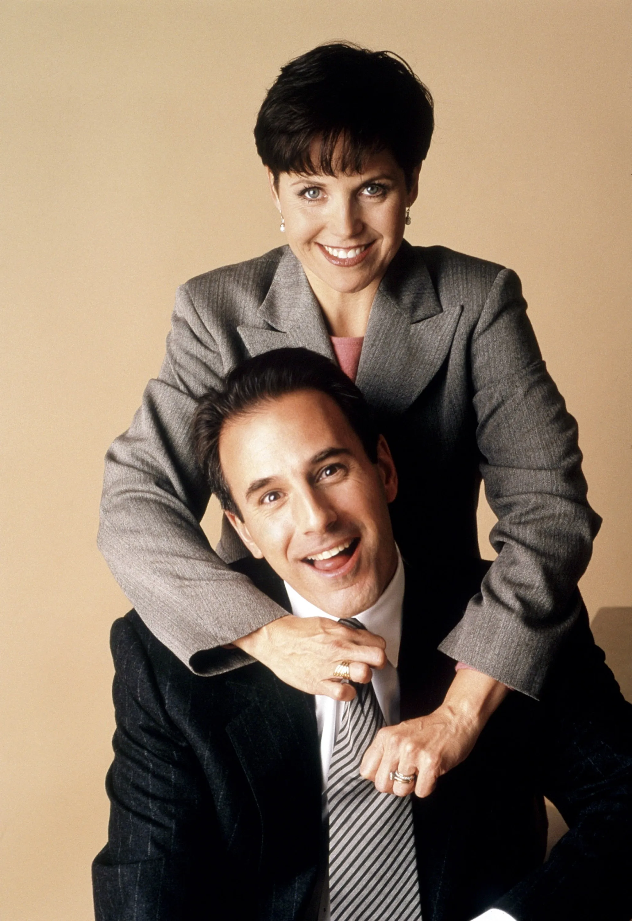 Katie Couric and Matt Lauer.