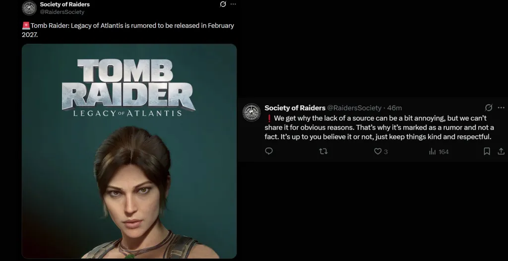 Tomb Raider Legacy of Atlantis Delayed Leak