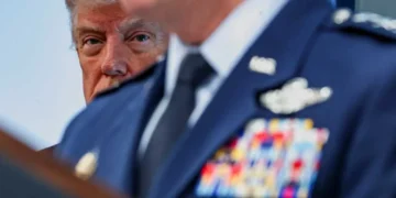 ‘Keep that a secret’: General jumps in to stop Trump blurting out classified intel