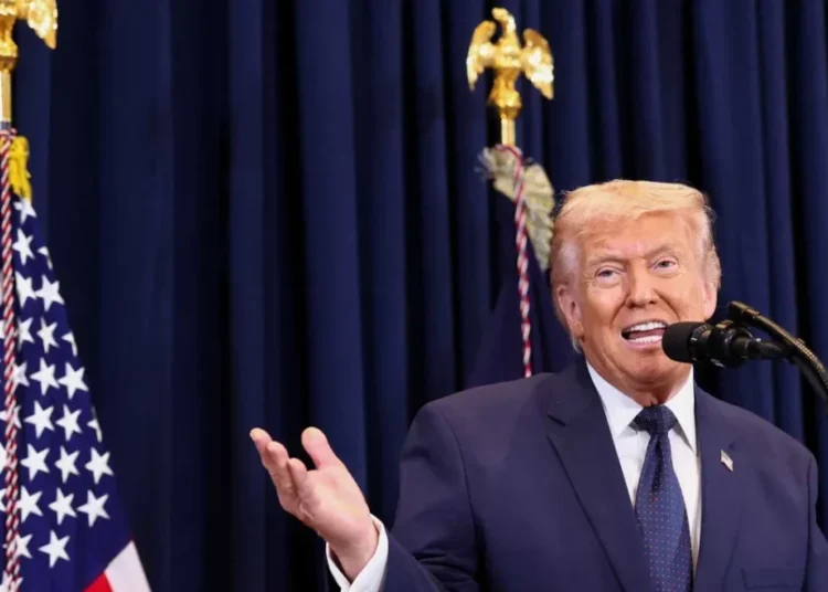 Trump blurts slogan with white nationalist roots amid Iran war chaos