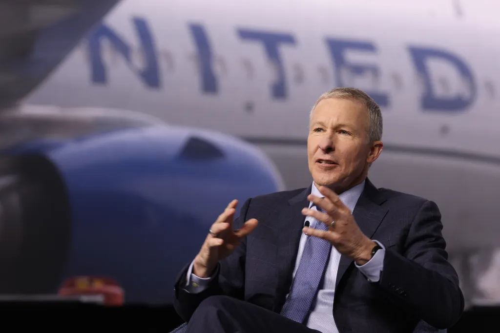 United CEO Scott Kirby floated a potential tie-up with American Airlines during a White House meeting with President Trump, according to a report.