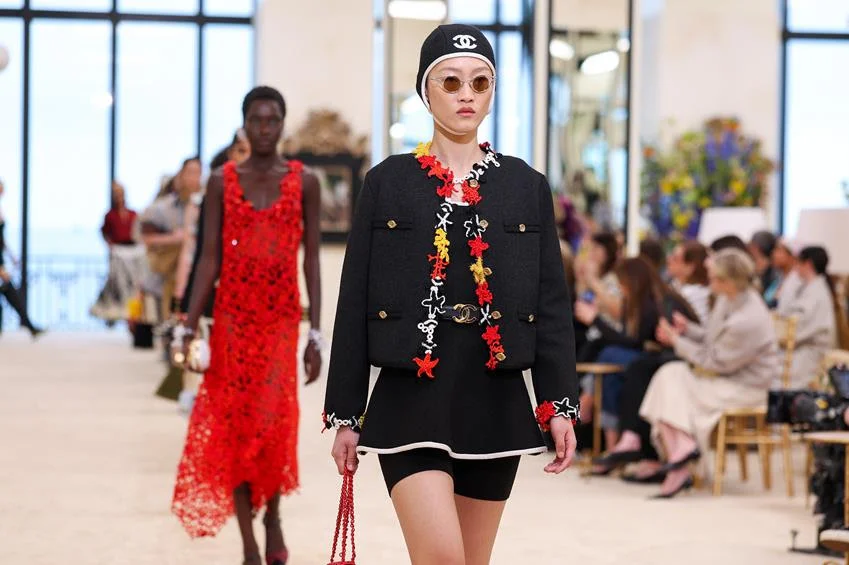 Chanel Cruise 2026/27 on April 28, 2026 in Biarritz, France. Source: Getty